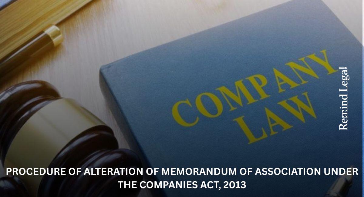 Procedure of Alteration of Memorandum of Association